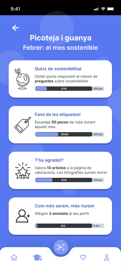 Gamification Screen